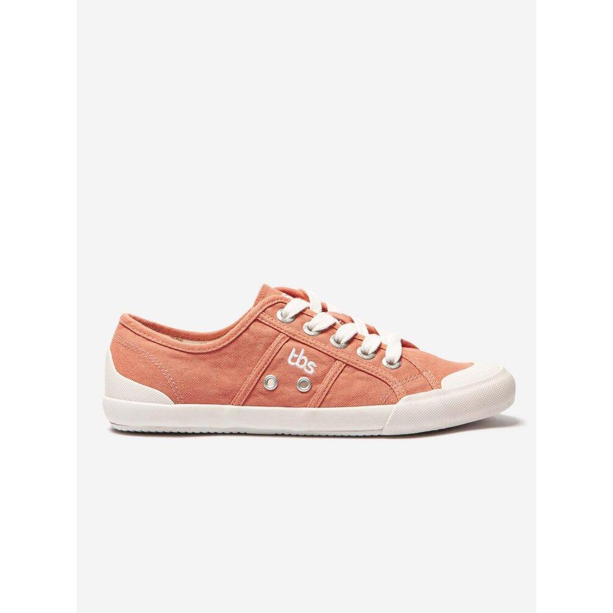 Tbs - Tennis Toile Femme - Opiace Abricot - Baskets - Rose - 37 - Decathlon