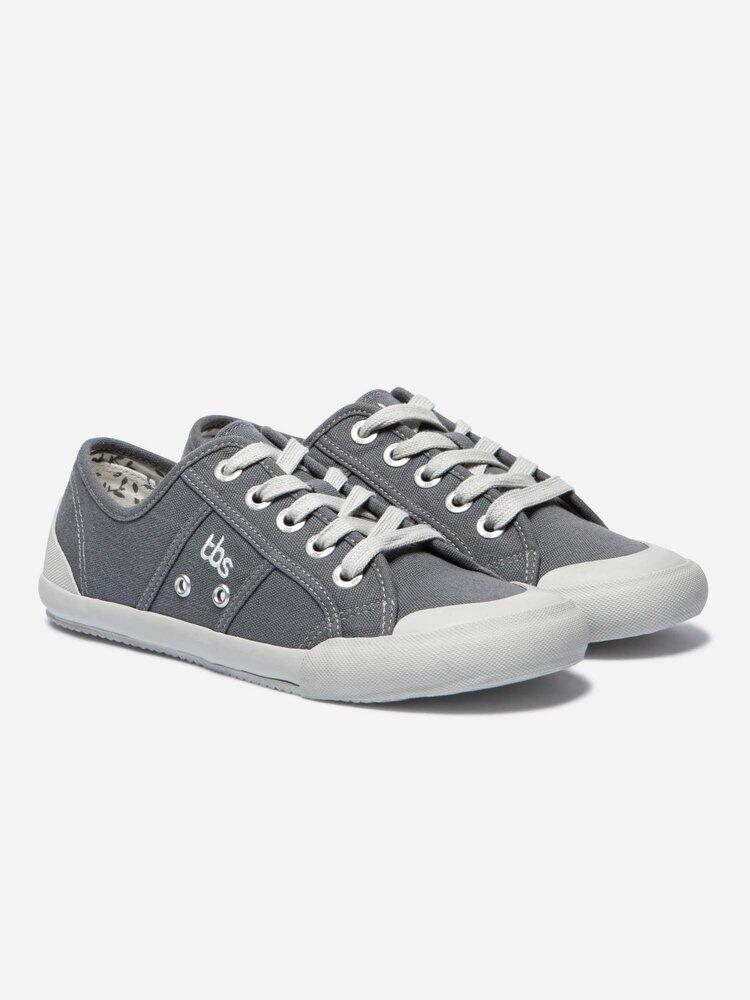 Zapatillas de Lona Grises para Mujer TBS Opiace 2/7