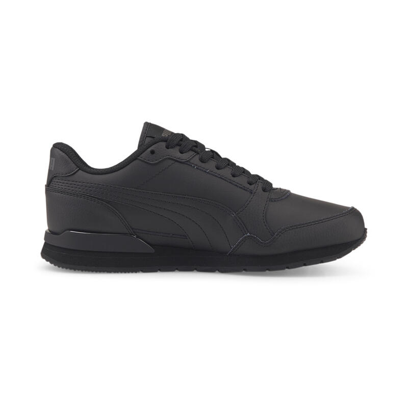 ST Runner v3 Leder-Sneakers Jugendliche PUMA Black