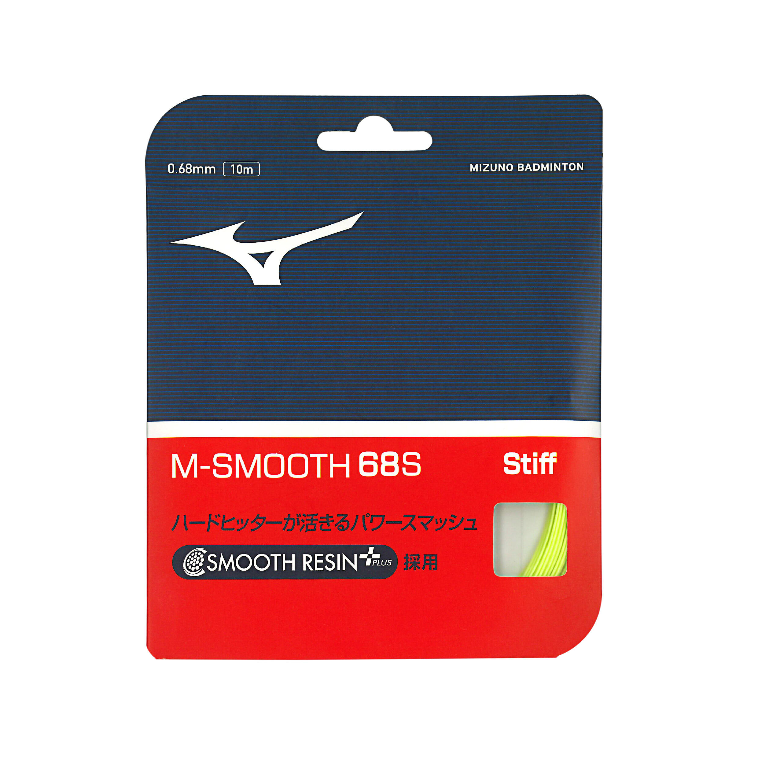 Badminton String M-SMOOTH 68S Stiff (Durability) MADE IN JAPAN Badminton String M-SMOOTH 68S Stiff (Durability) MADE IN JAPAN
