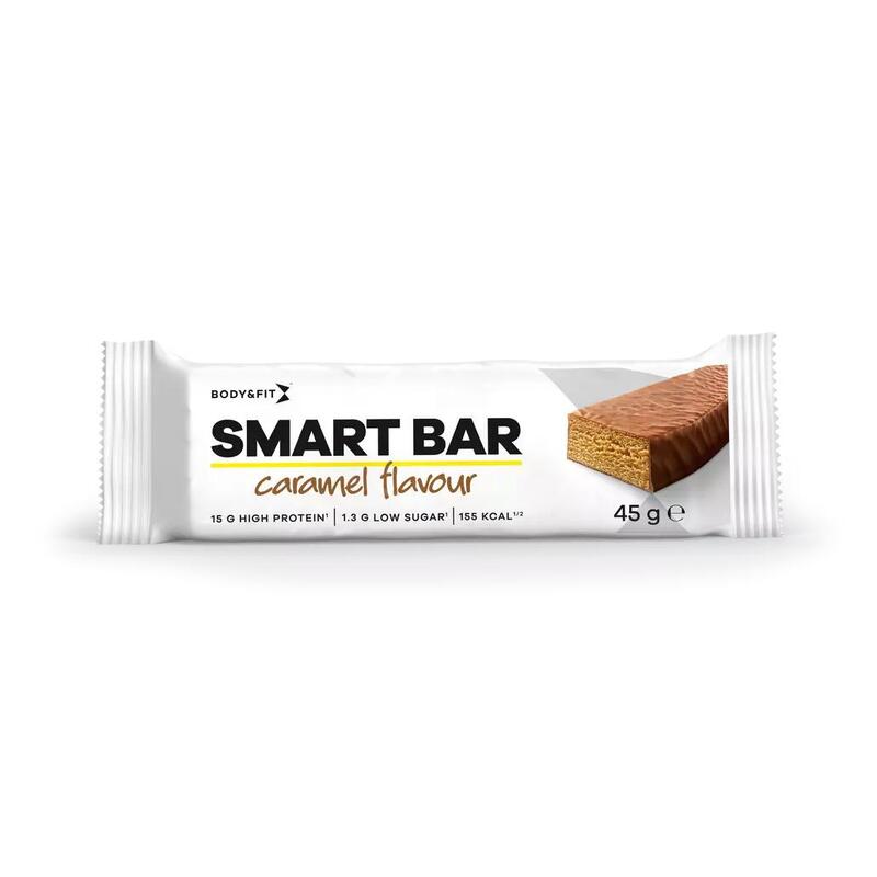 Smart Bars Caramel – Barres Protéinées – 12 Barres (540 grammes)
