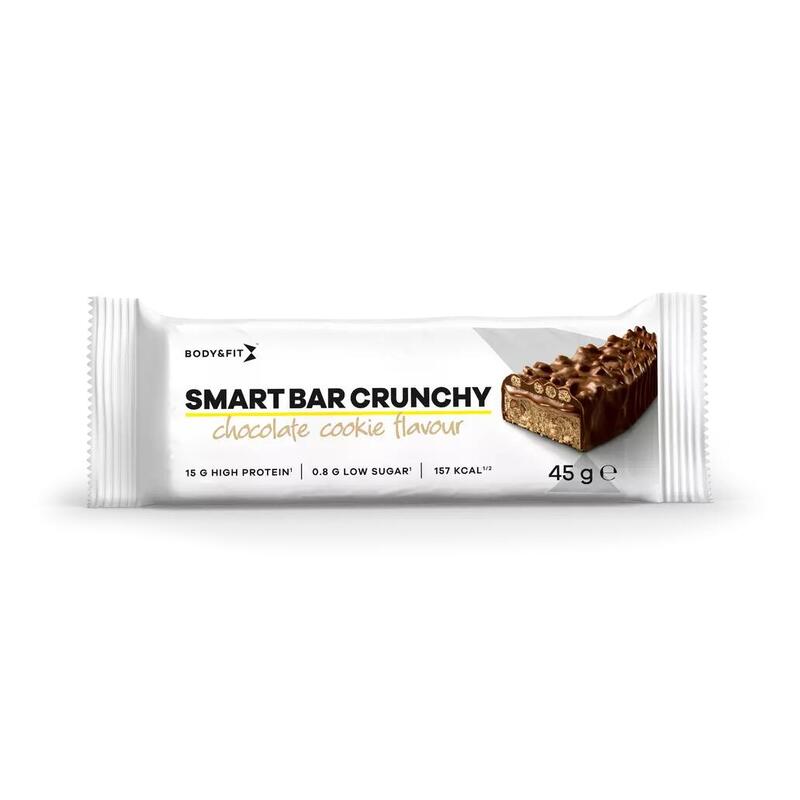 Smart Bar Crunchy - Cookie au chocolat - 540 grammes (12 barres)