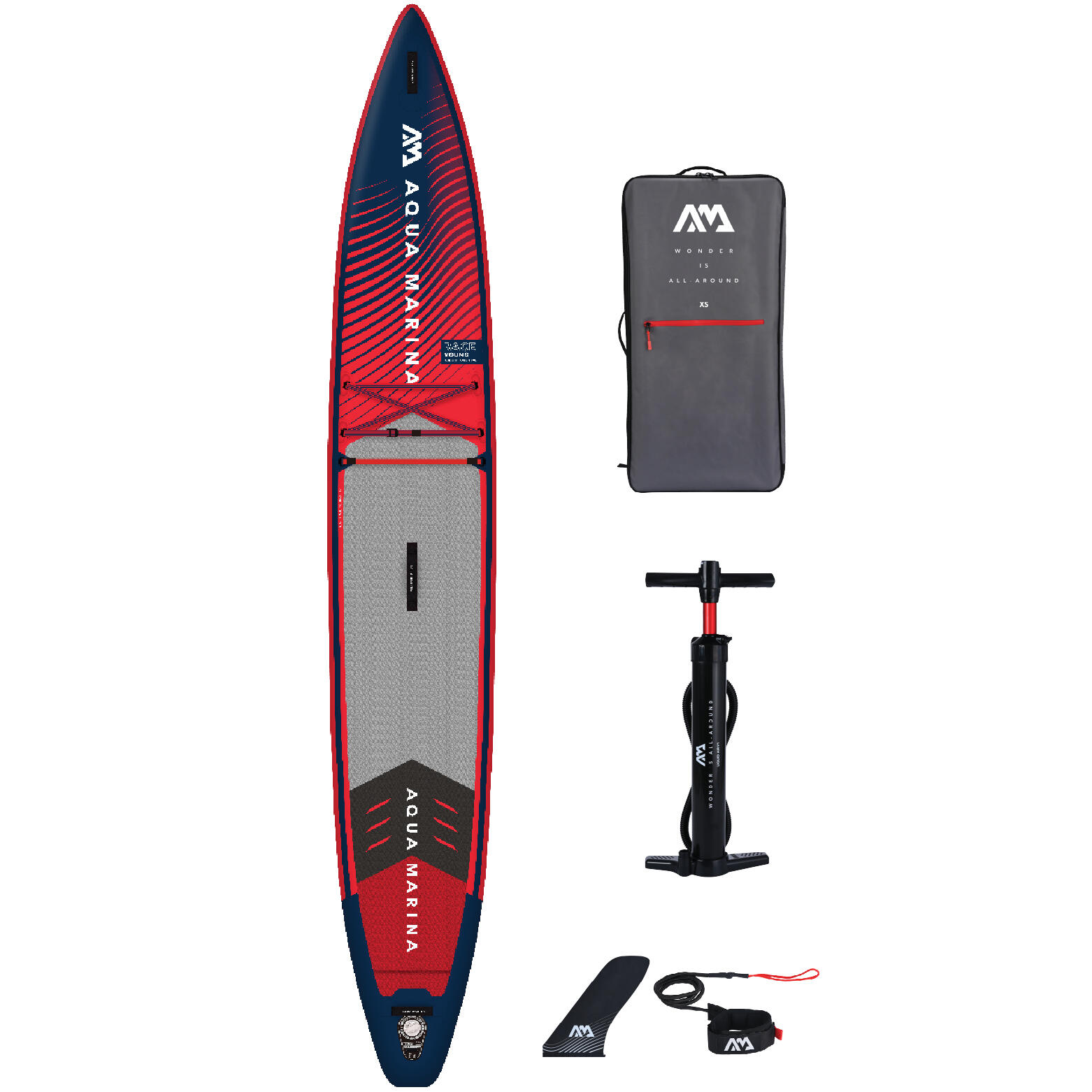 Aqua Marin RACE YOUTH 12ft6 / 381cm Racing Stand Up Paddleboard 1/7
