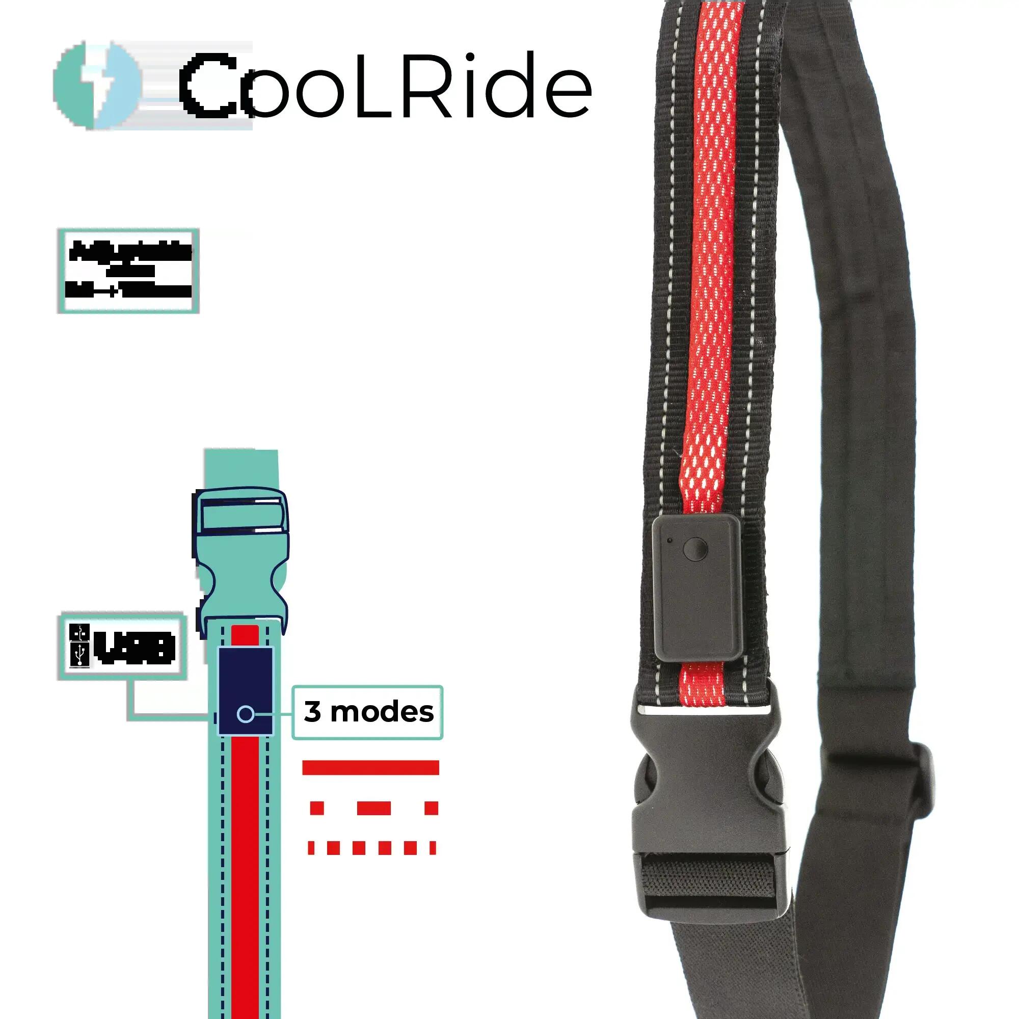 Cintura CoolRide LED USB 2/5