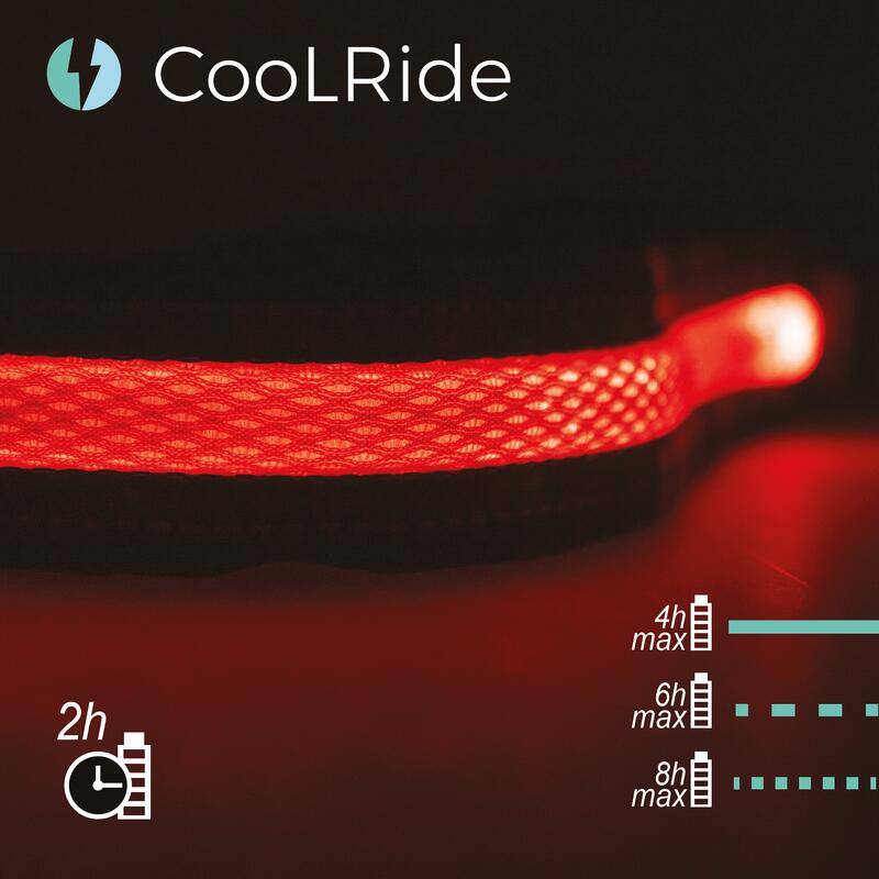 Ceinture LED USB - Fixation tour de taille - Accessoire Vélo, VTT, trottinette