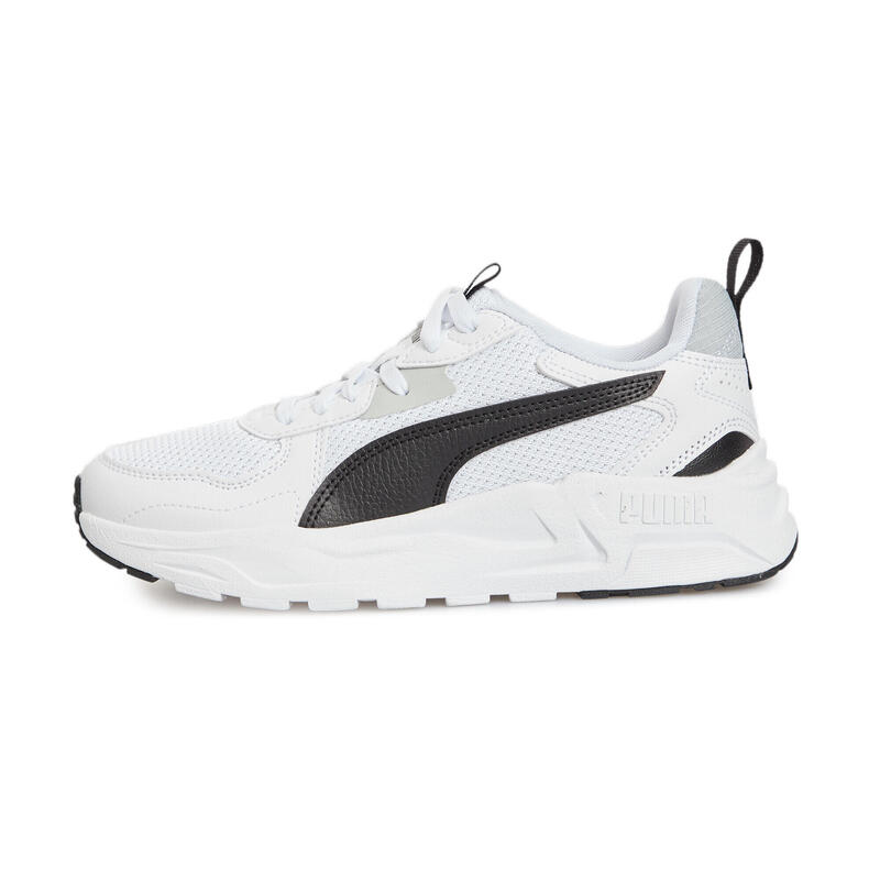 Zapatillas Trinity Lite Niño PUMA White Black Cool Light Gray