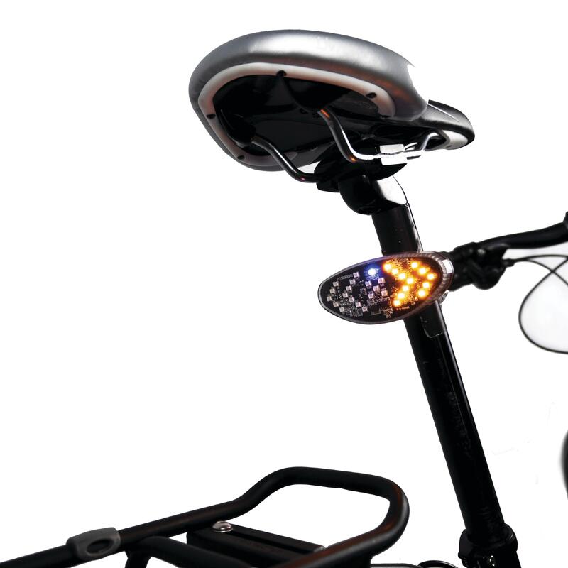 Clignotant éclairage arrière vélo USB - Vélo, Trottinette - Fixation Universelle