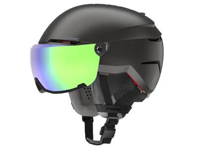 Casco - Sci e snowboard - Protezione AMID Visiera HD - Nero - Taglia 63-65