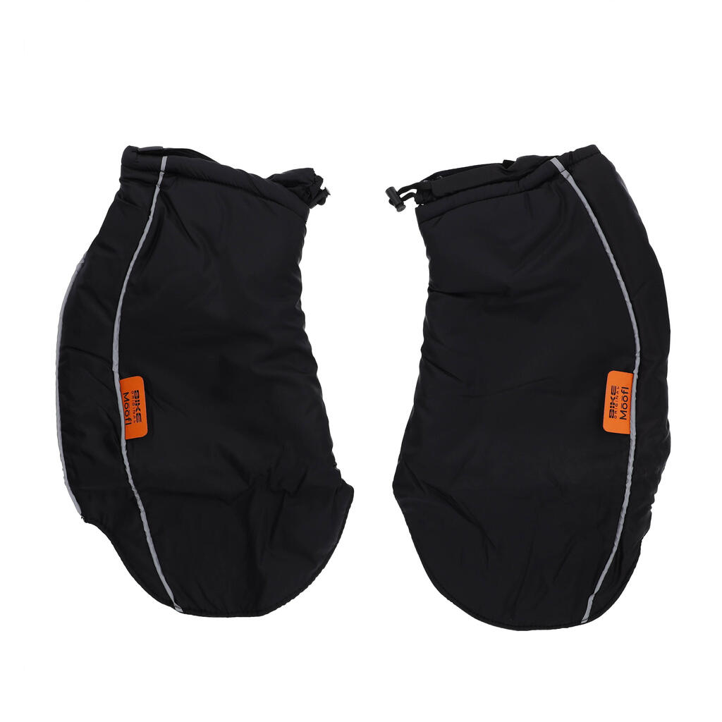 MOOFL water-repellent bicycle sleeves with reflective stitching