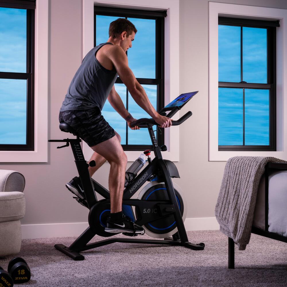 Horizon 5.0IC Vélo indoor – Résistance magnétique, Bluetooth & programmes 5/7