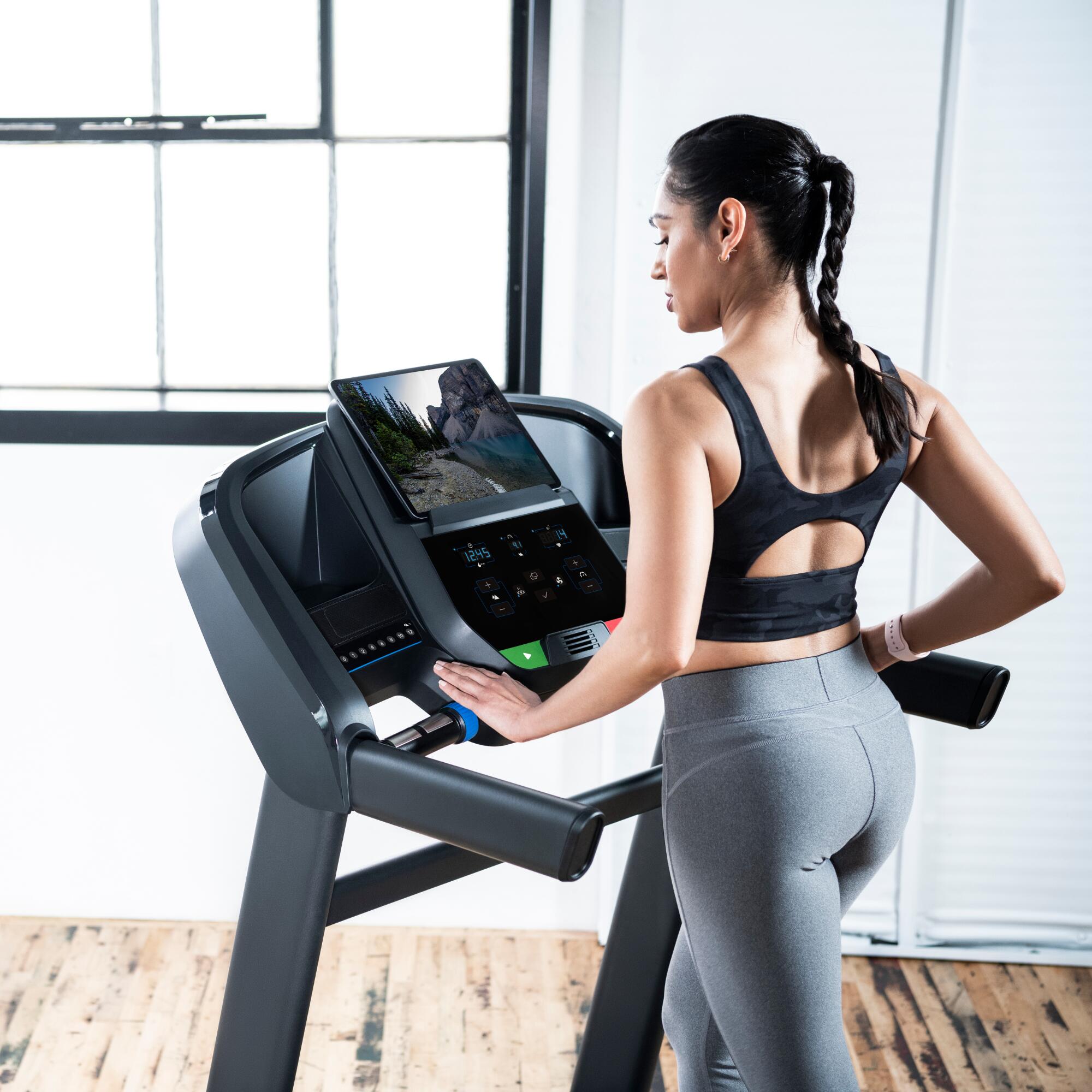 Cinta de correr plegable T202 - 20 km/h, Inclinación 12% y Bluetooth FTMS 7/7