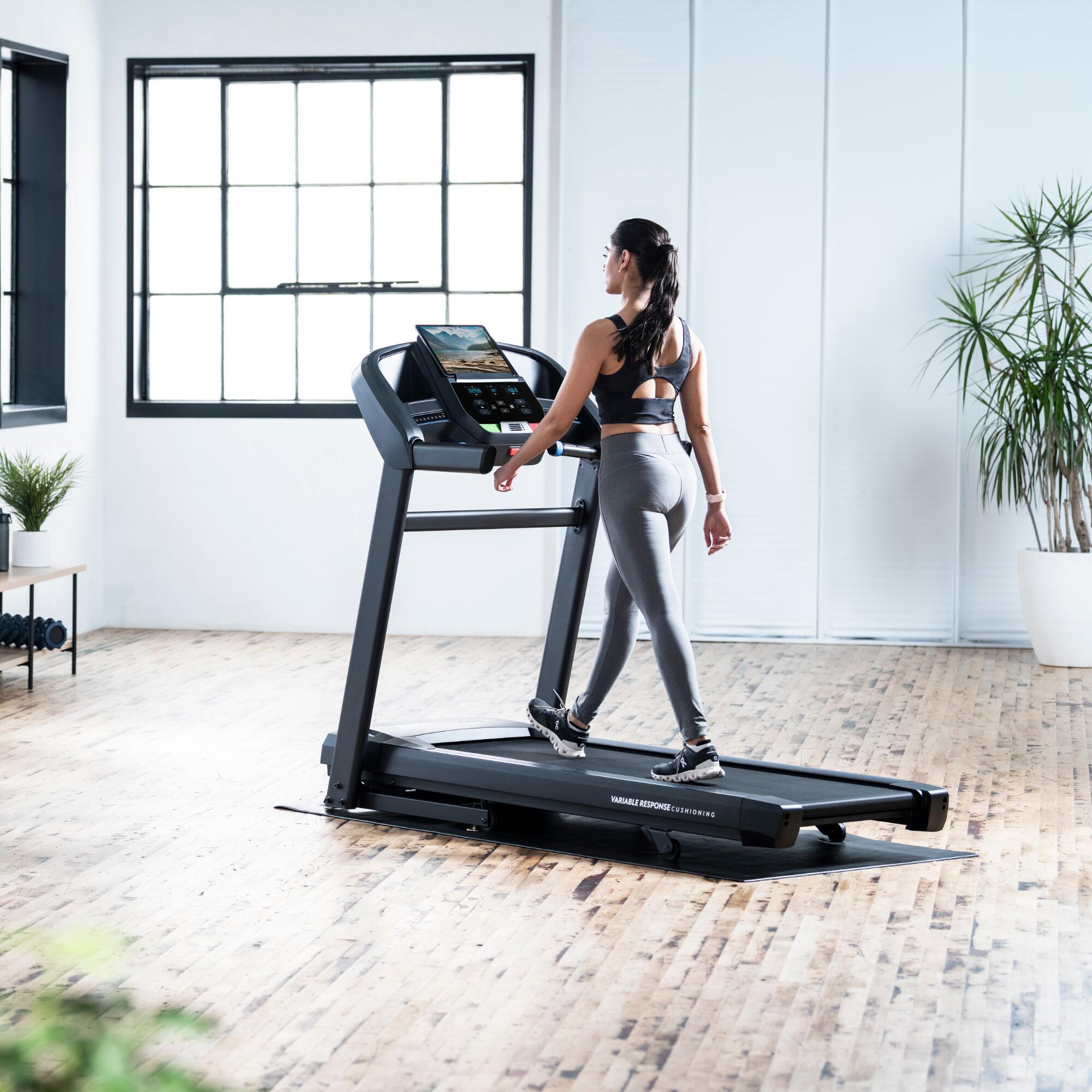 Cinta de correr plegable T202 - 20 km/h, Inclinación 12% y Bluetooth FTMS 4/7