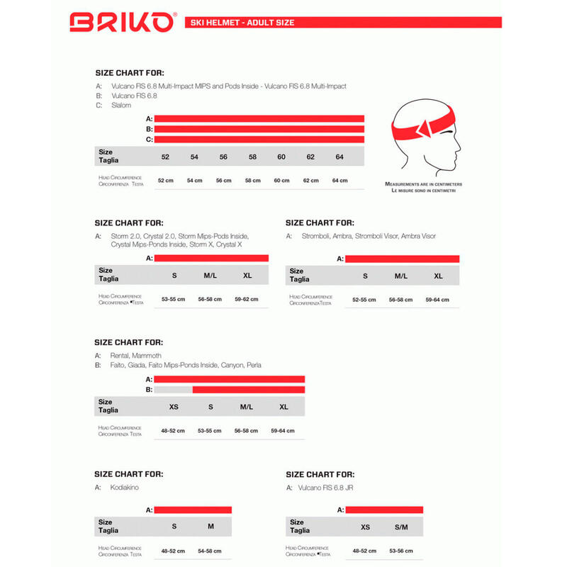 Máscara de Esquí para Adultos Briko Hollis