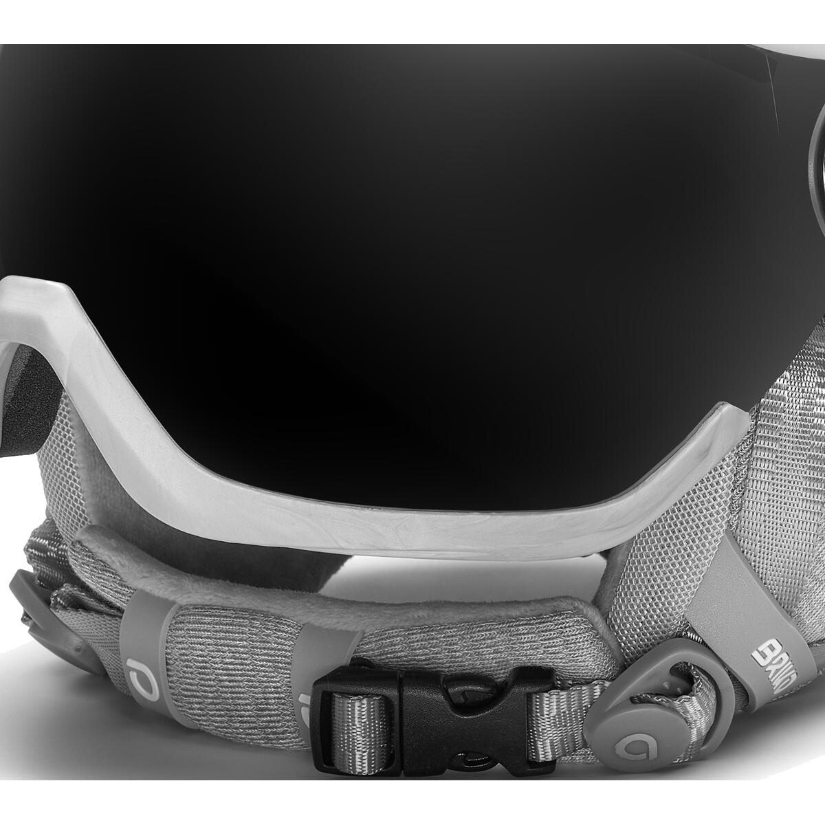 Skihelm met Visor Wit Volwassenen 2/4