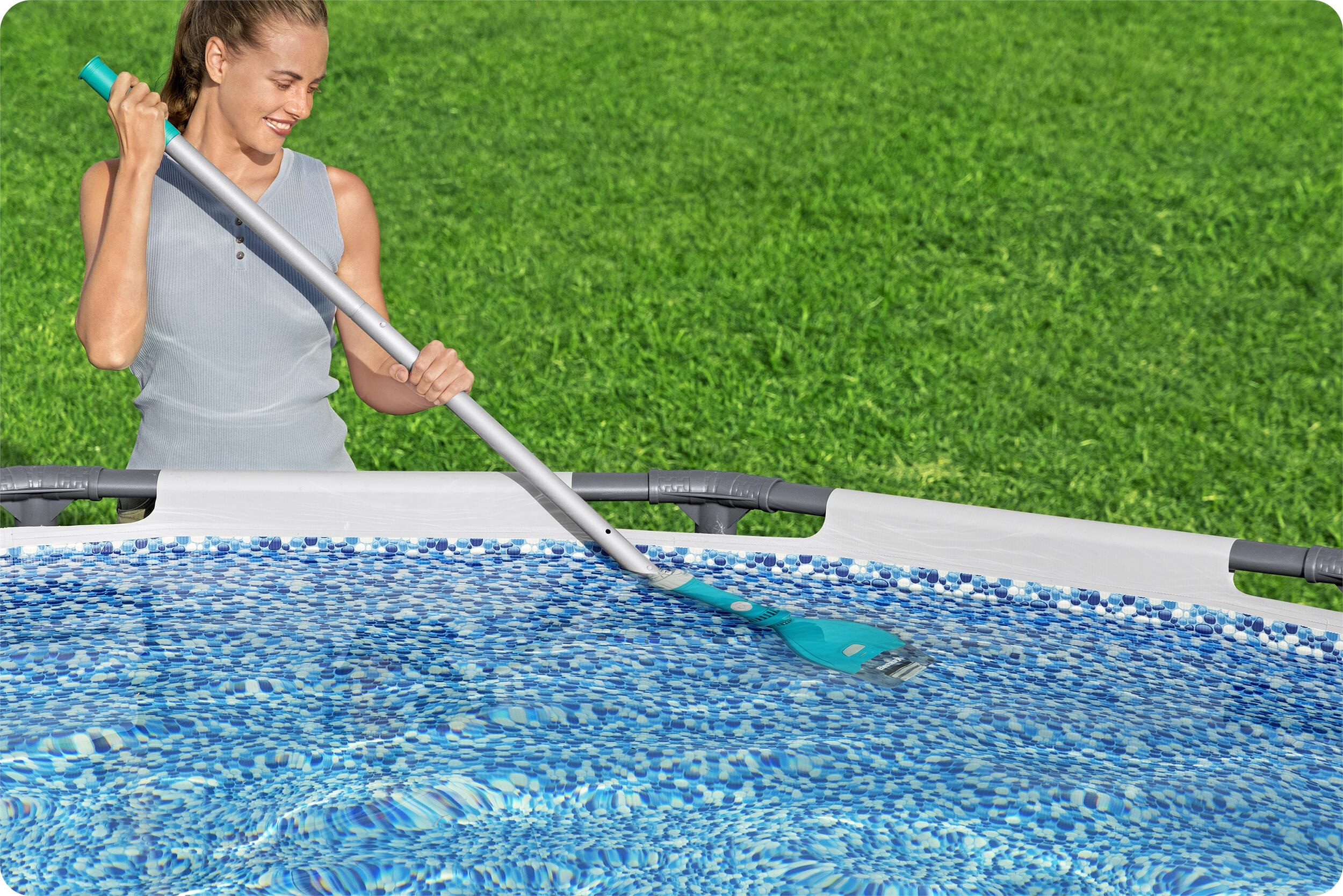 Limpador de piscinas sem fio Bestway AquaTech 3/5