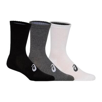 Pack of 3 pairs of multicolor asics crew socks