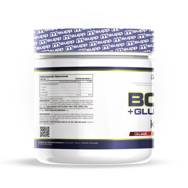 L-Glutamina Kyowa + BCAA - 500g Lollipop de MM Supplements