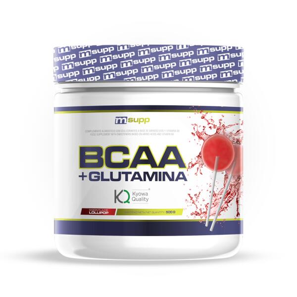L-Glutamina Kyowa + BCAA - 500g Lollipop de MM Supplements