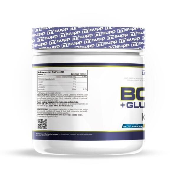 L-Glutamina Kyowa + BCAA - 500g Blue Dragon de MM Supplements