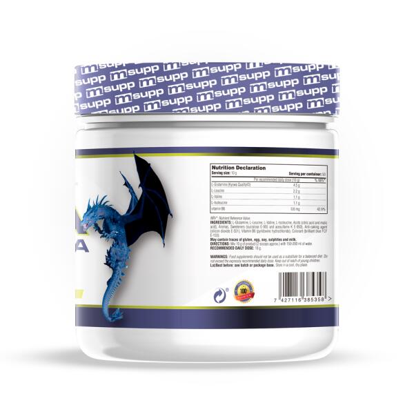 L-Glutamina Kyowa + BCAA - 500g Blue Dragon de MM Supplements