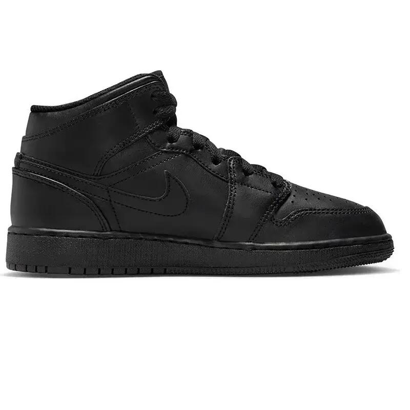 Air Jordan 1 Mid Triple Black (2022) 3/5