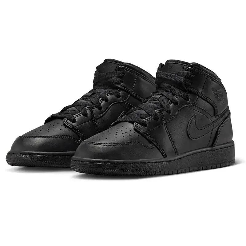 Air Jordan 1 Mid Triple Black (2022) 2/5