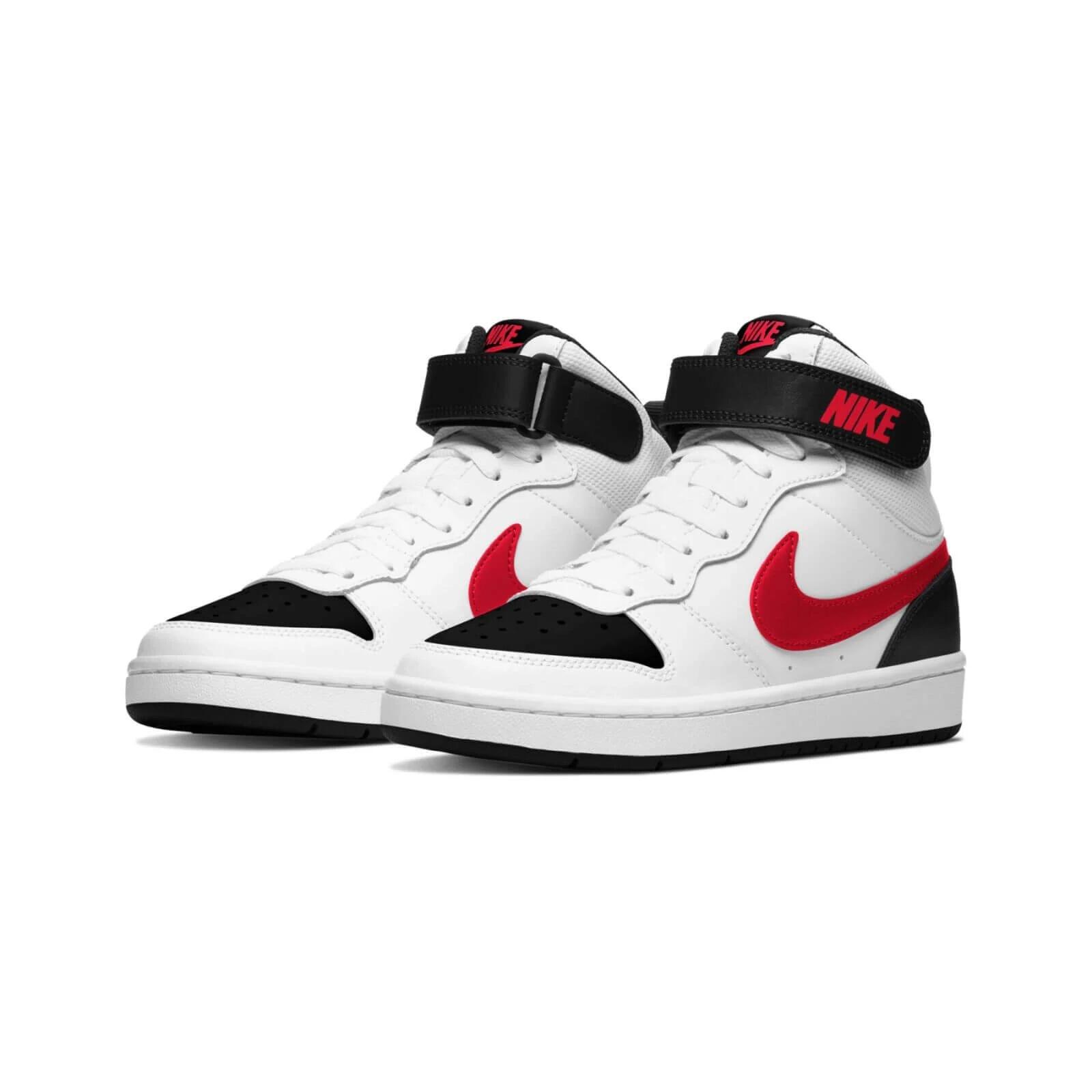 Zapatillas botas NIKE  Court Borought Blanco  Niños 2/5