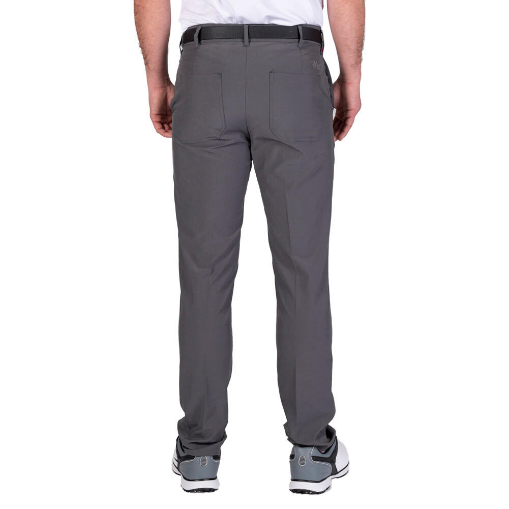 Island Green Gripper Taper Stretch Trousers - Charcoal 3/6