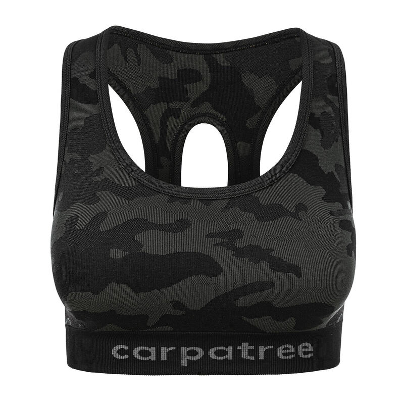 Carpatree Camo Naadloze fitnessbeha