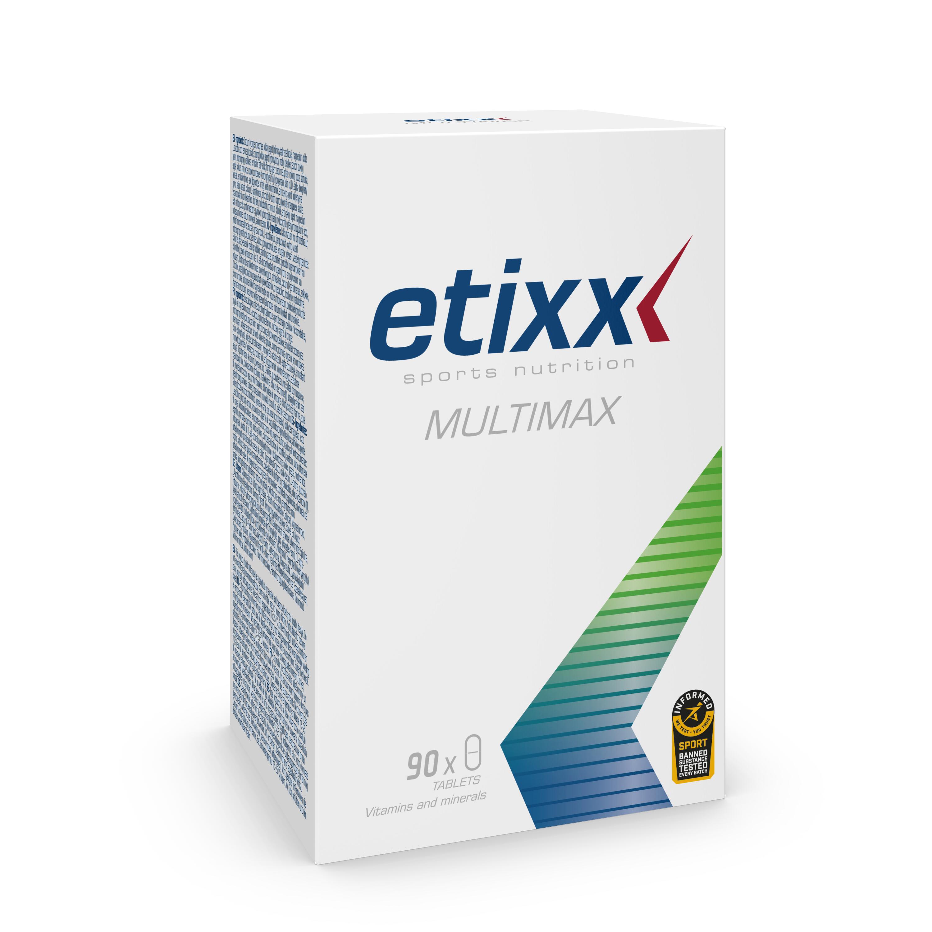 Etixx - Etixx Multimax 90 Comprimés - Vitamines - 10 G - Decathlon
