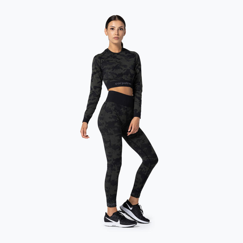 Top treningowy damski Carpatree Camo Seamless