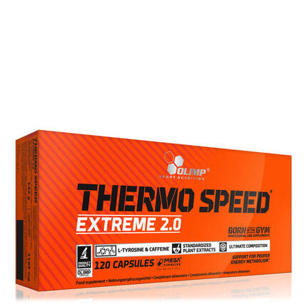 Formule extraits de plantes - Thermo Speed Extreme 2.0 - 120 Gélules