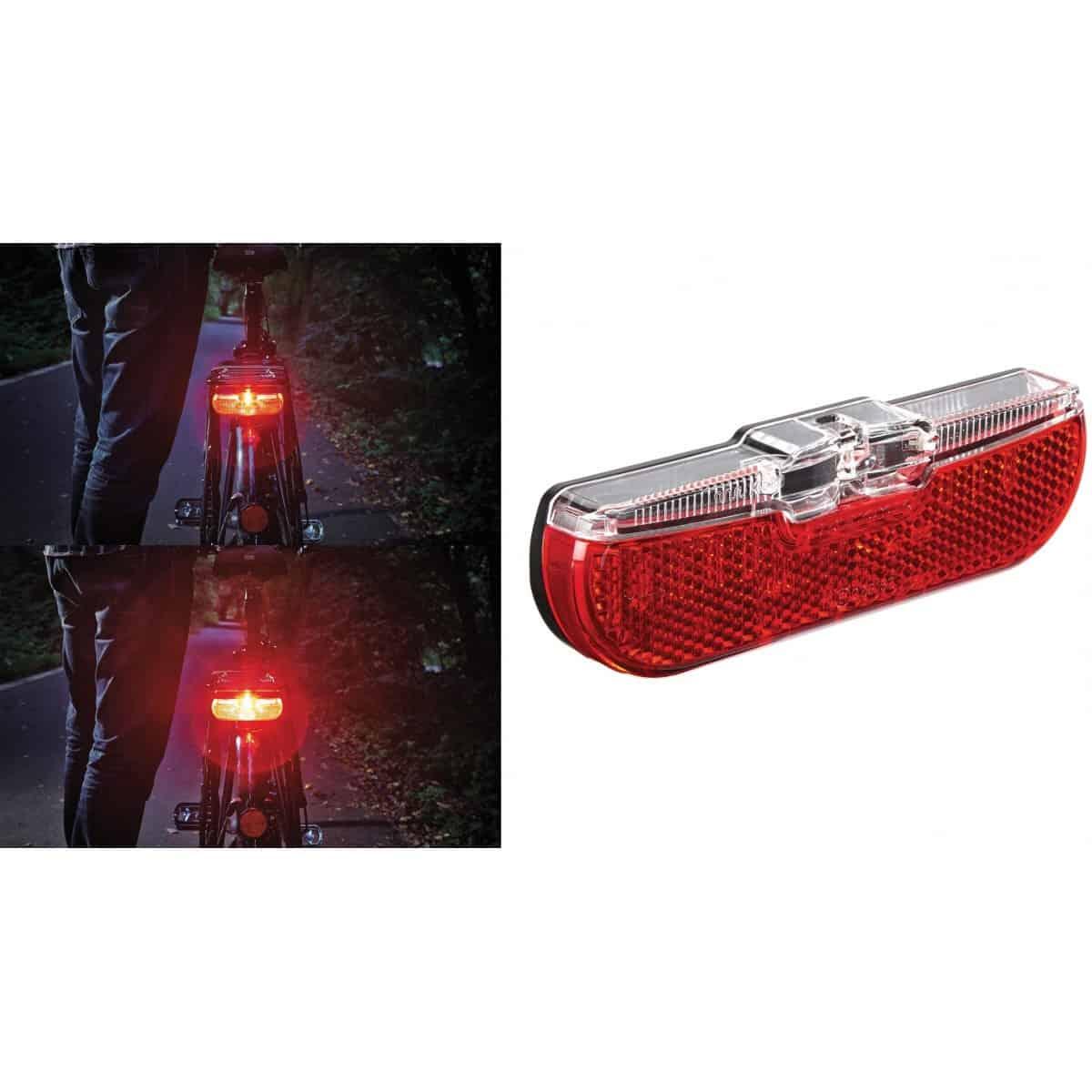 Feu Arrière Dynamo TRELOCK LS 611 DUO FLAT – Pour E-BIKE 6V-12V – Neuf