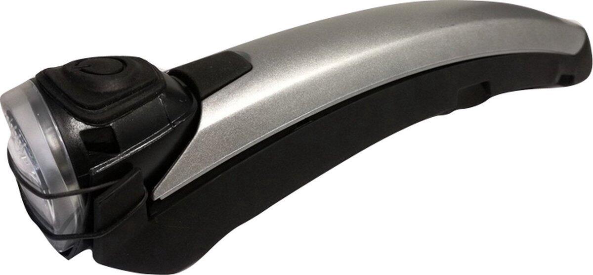 Gazelle Fender Light V2 - Faro per dinamo a mozzo, argento/nero. 3/3