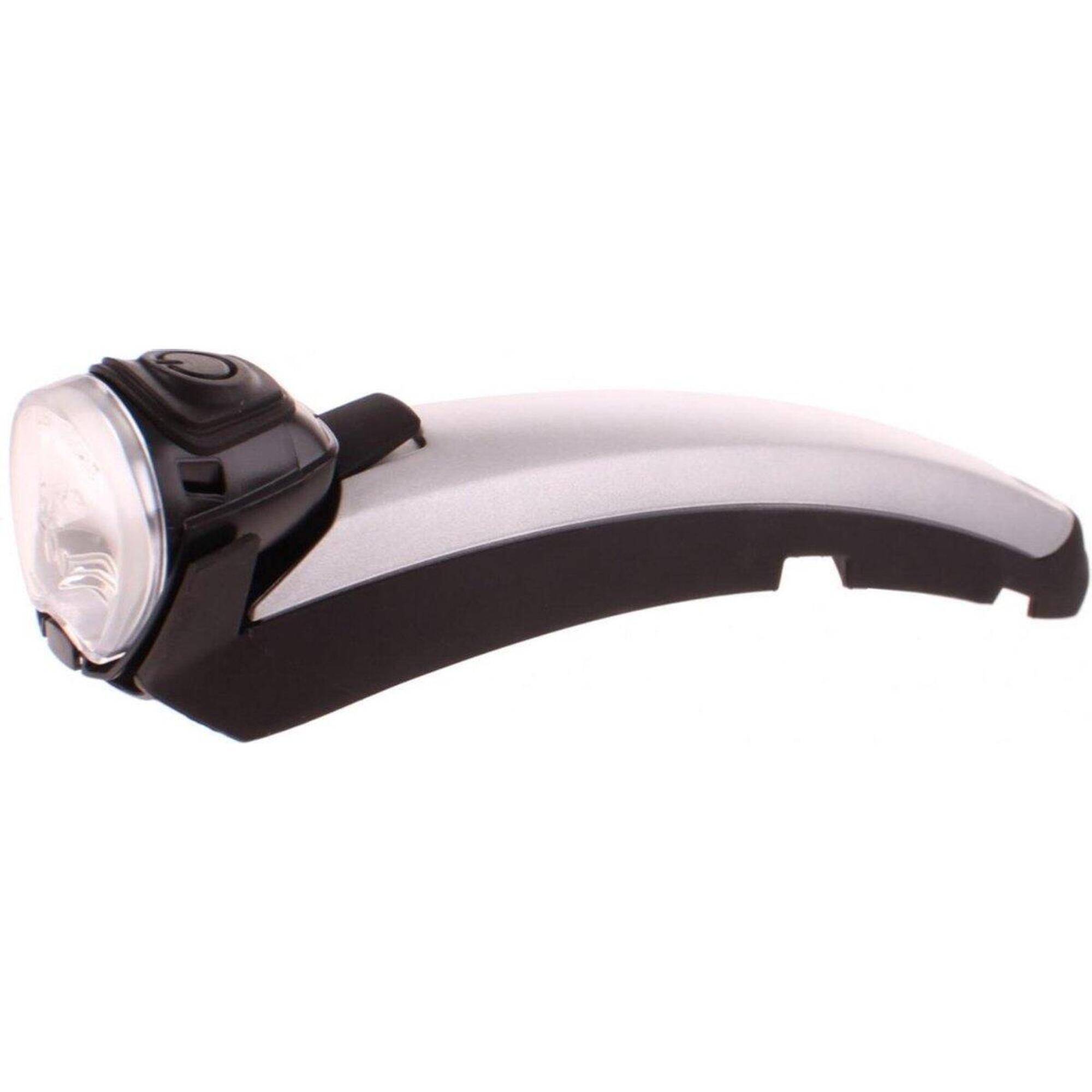Reflektor Przedni Fenderlight V2 Z Dynamem W Piaście - Srebrny/Czarny
