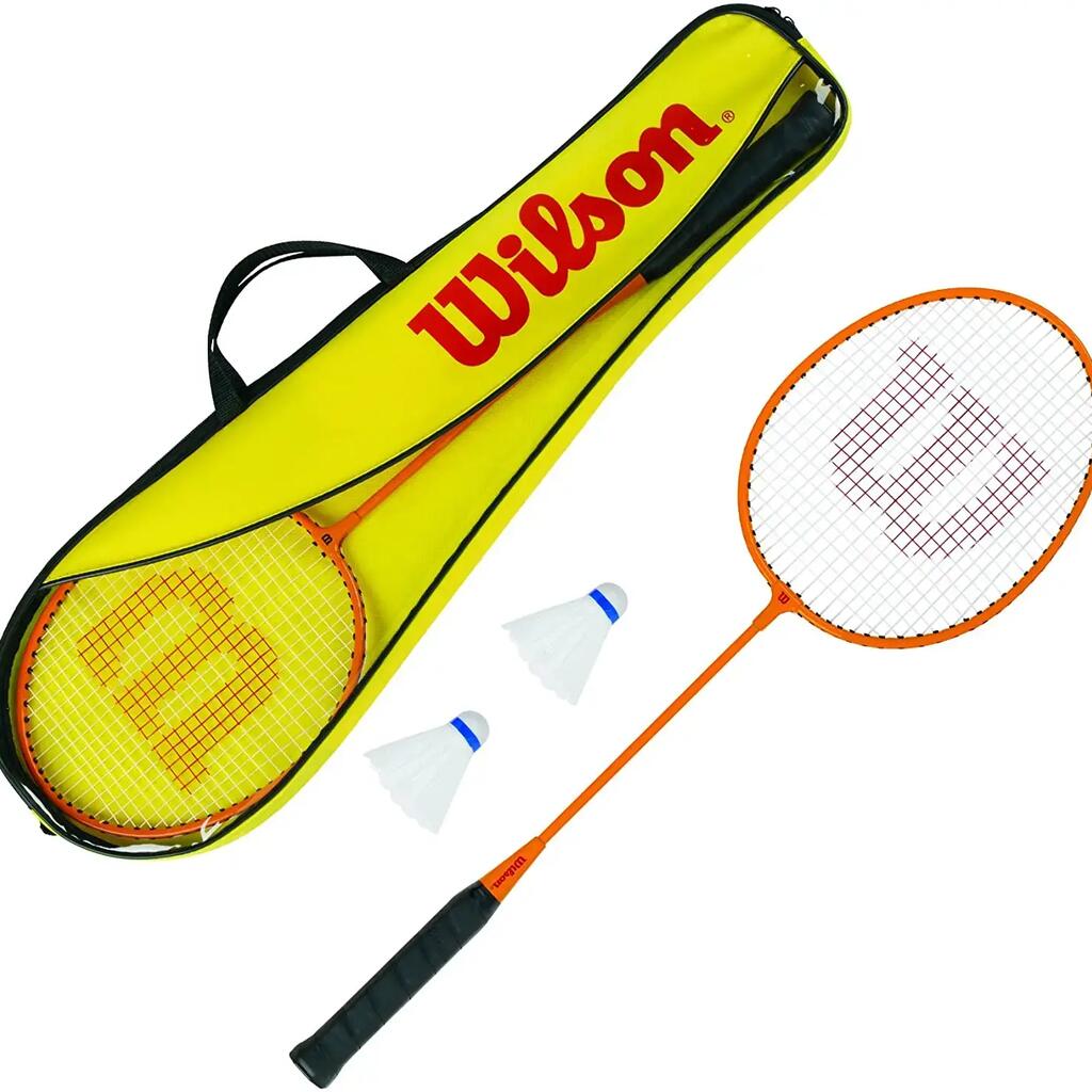 Wilson 2 Player Badminton Set Including 2 Rackets And Shuttles