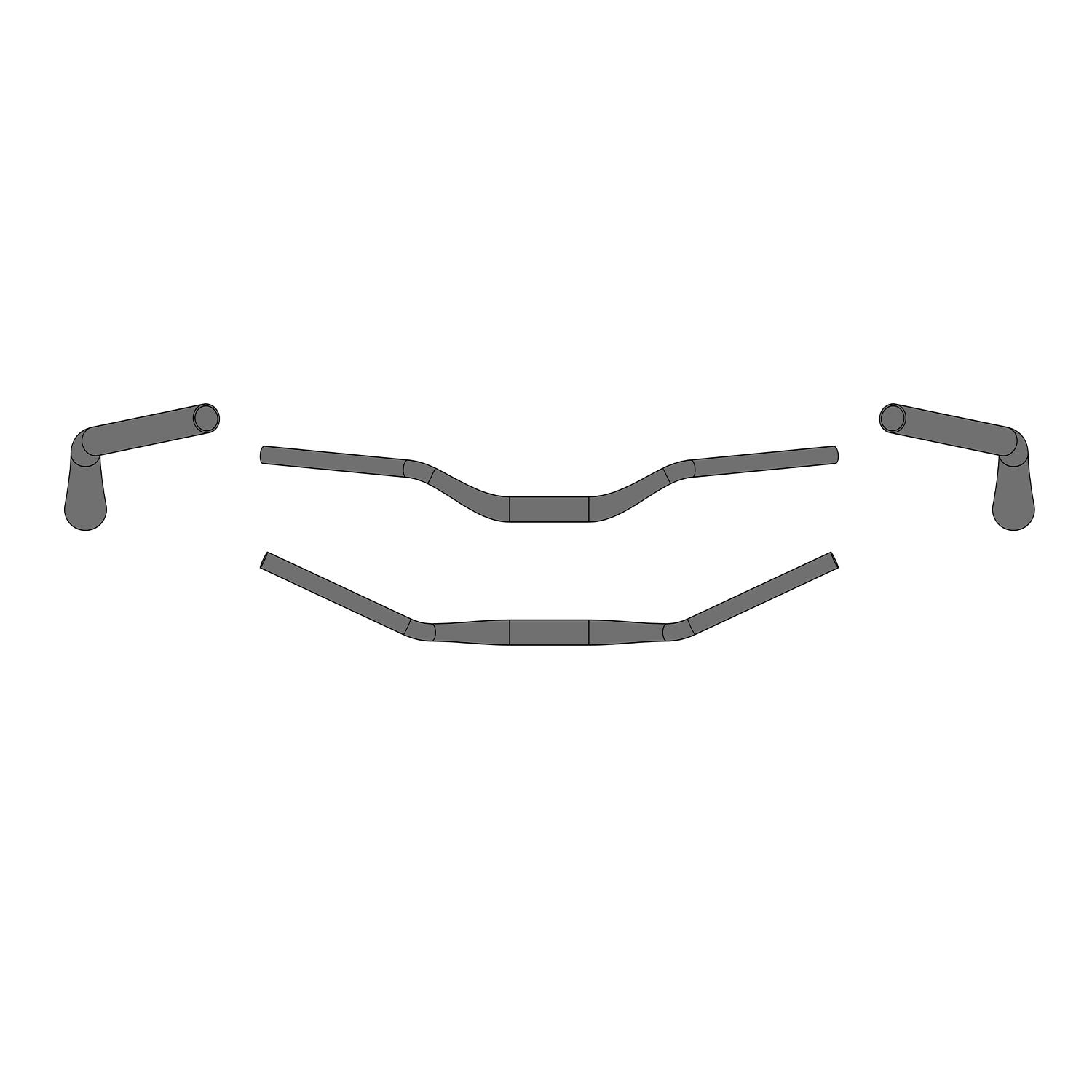 ERGOTEC Manubrio MTB M-Bar 25,4mm 700mm Acciaio - Foto 7