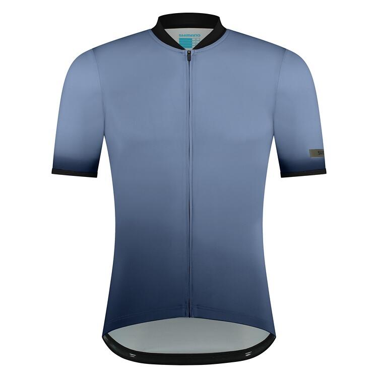 SHIMANO EVOLVE - Maillot manches courtes Avventura, bleu indigo