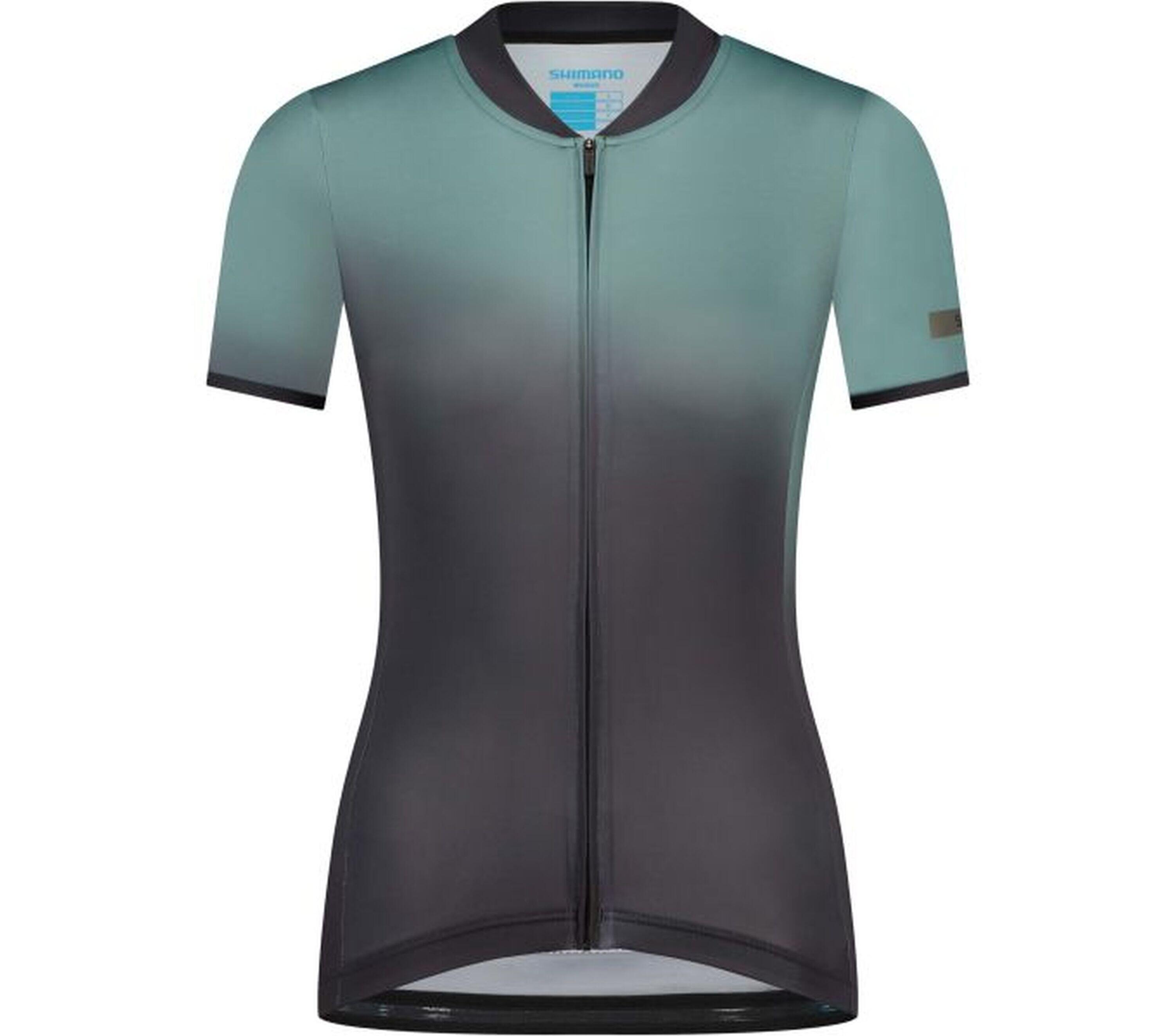 SHIMANO Maglia donna EVOLVE Avventura a maniche corte, verde