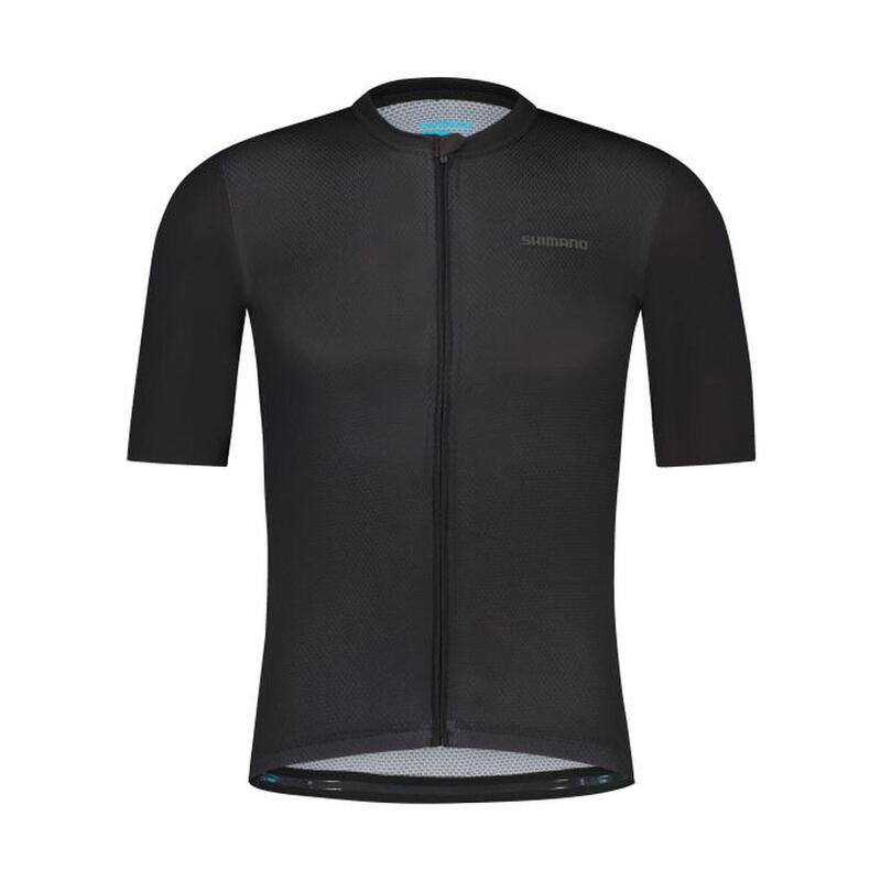 SHIMANO ARIA Korte Mouw Jersey, Zwart