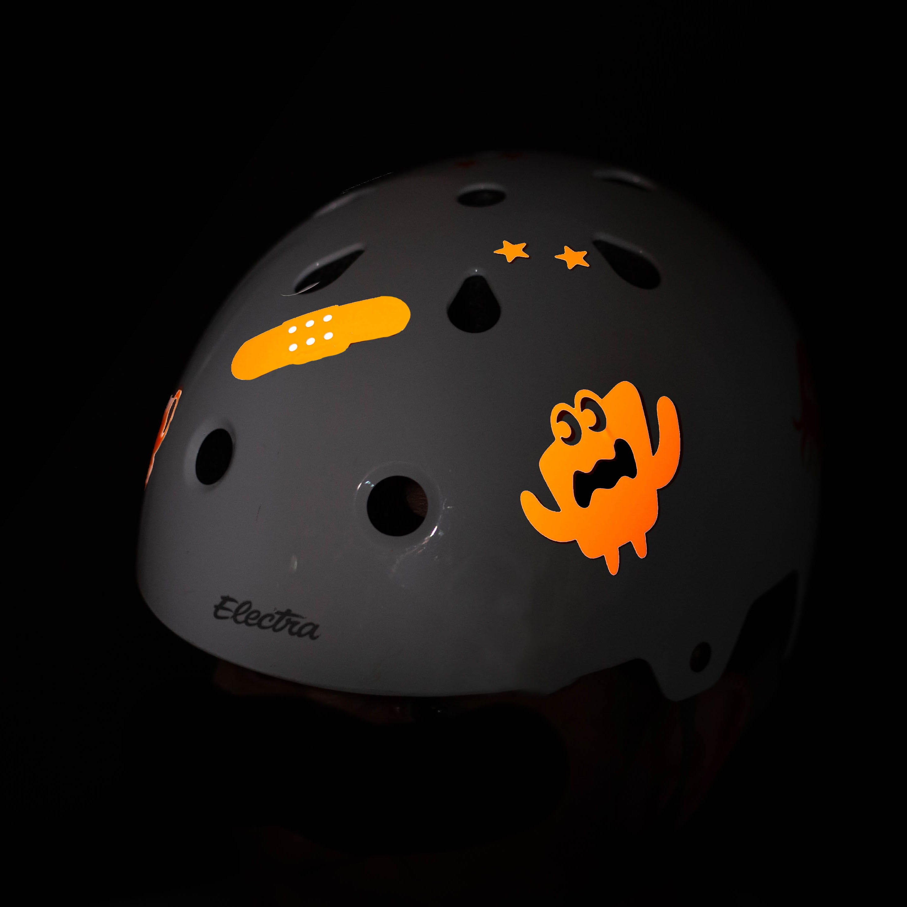 reflektierende Aufkleber Sticker Fahrrad Helm Reflektor Folie fr  Sicherheit | Decathlon