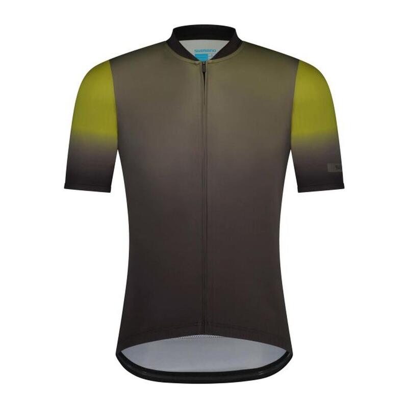 SHIMANO EVOLVE Avventura Korte Mouwen Jersey, Donker Olijf