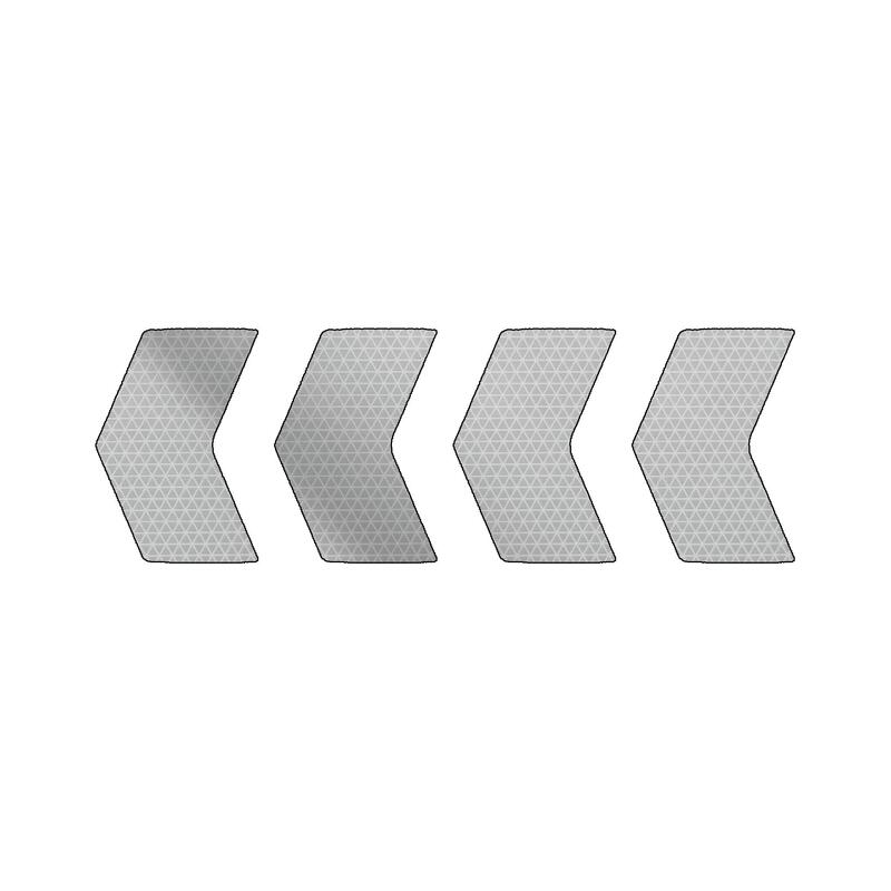 Riesel Design® reflektierende Felgensticker re:flex rim silver