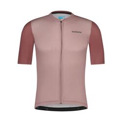 Maillot manches courtes ARIA, bordeaux métallisé