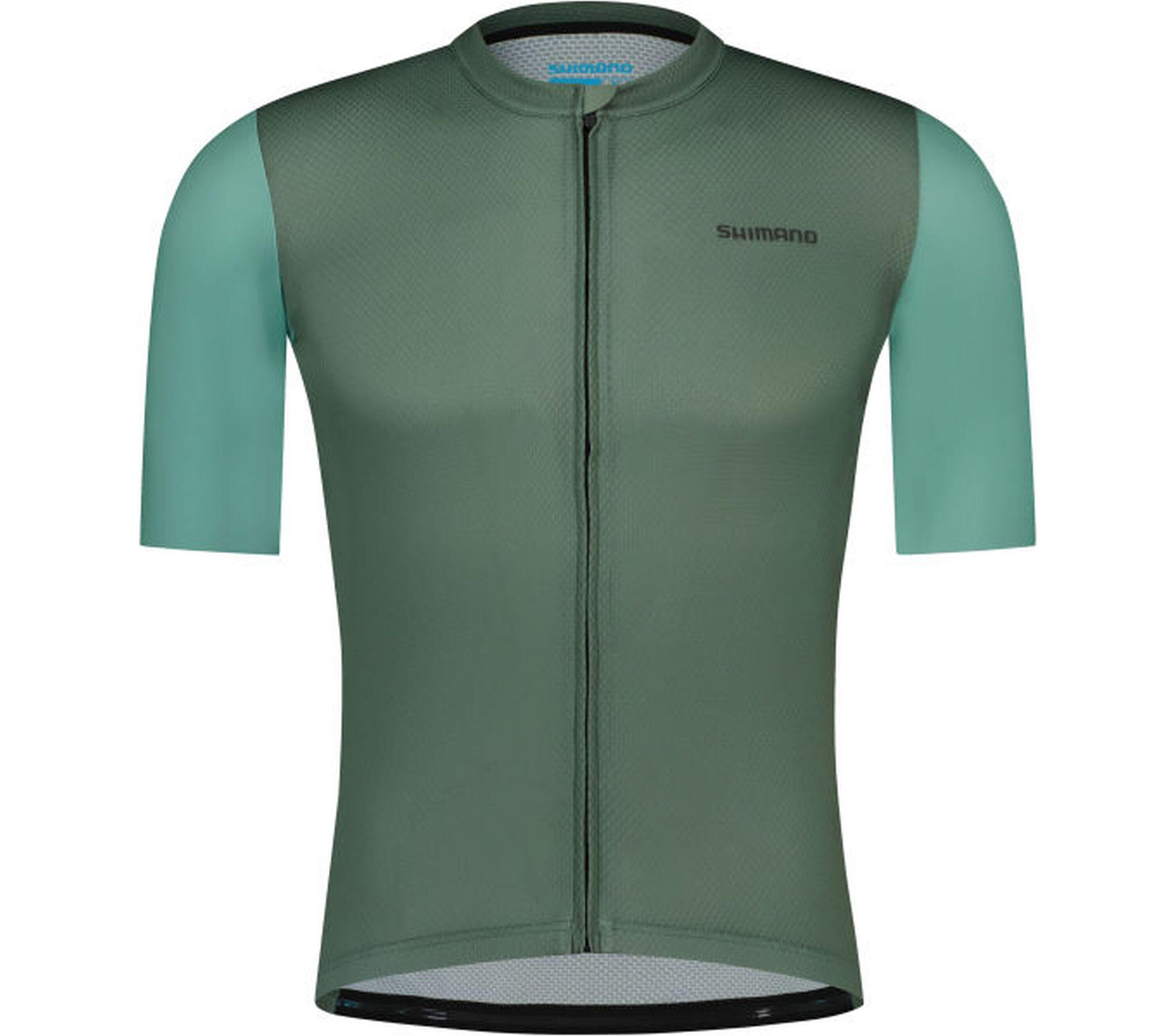 SHIMANO SHIMANO ARIA Korte Mouw Jersey, Herstel Groen