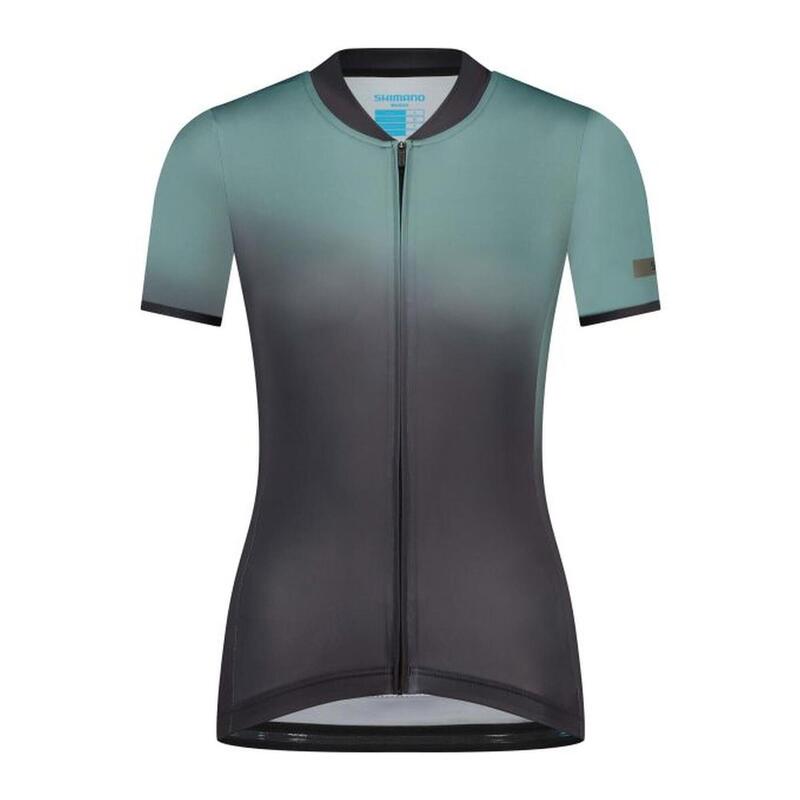 SHIMANO Maillot manches courtes EVOLVE Avventura, femme, vert