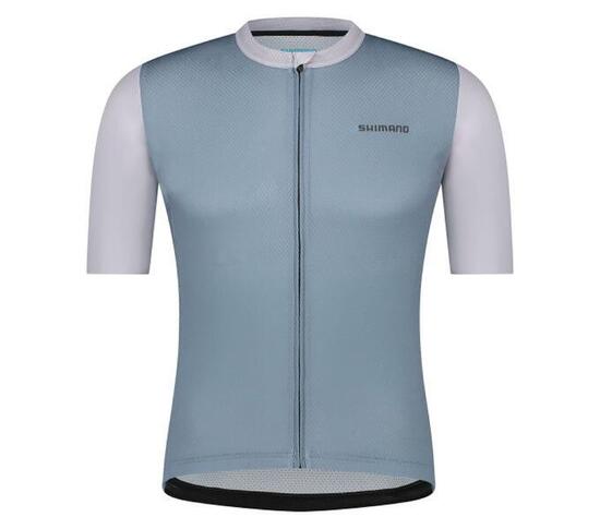 Maillot m/c Shimano Aria Azul Claro