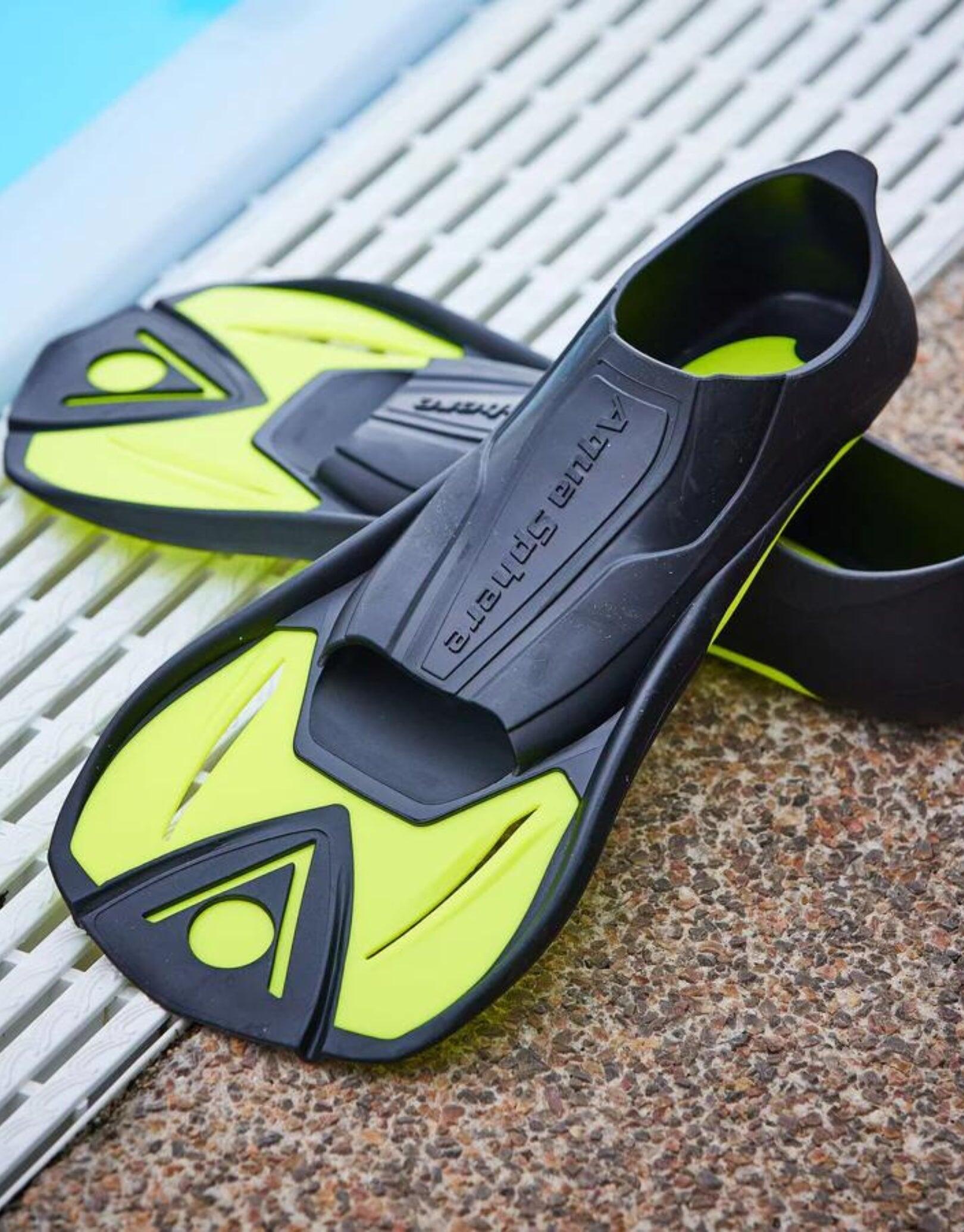 Aquasphere Microfin - Amarelo / Preto 2/5