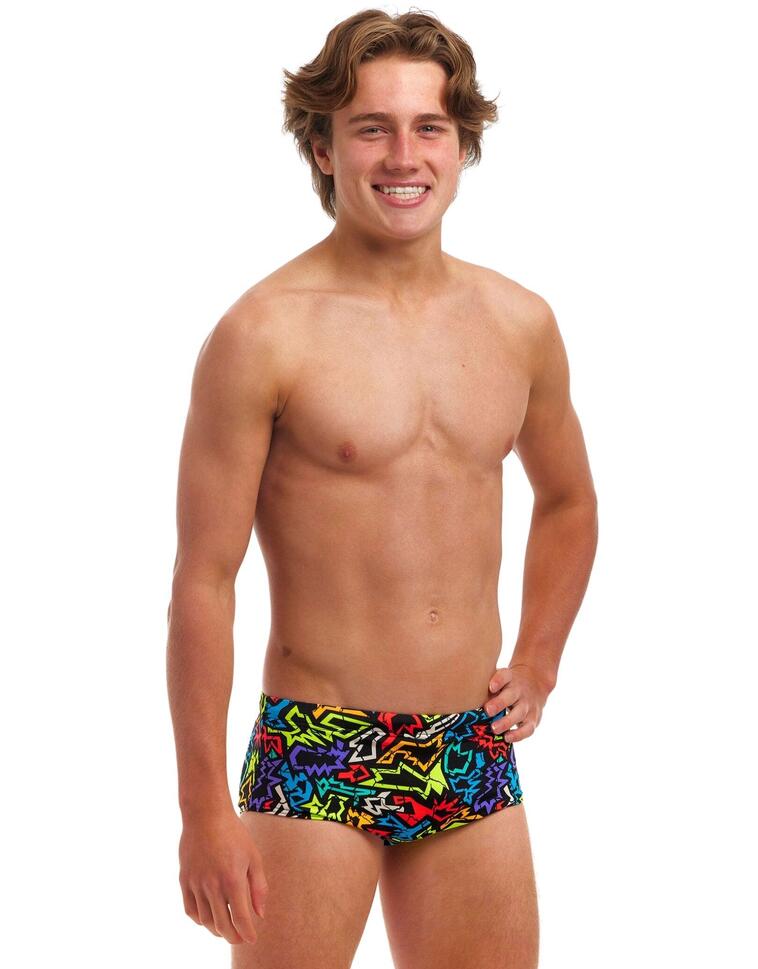 Kąpielówki chłopięce spodenki bokserki szybkoschnące na basen Funky Trunks