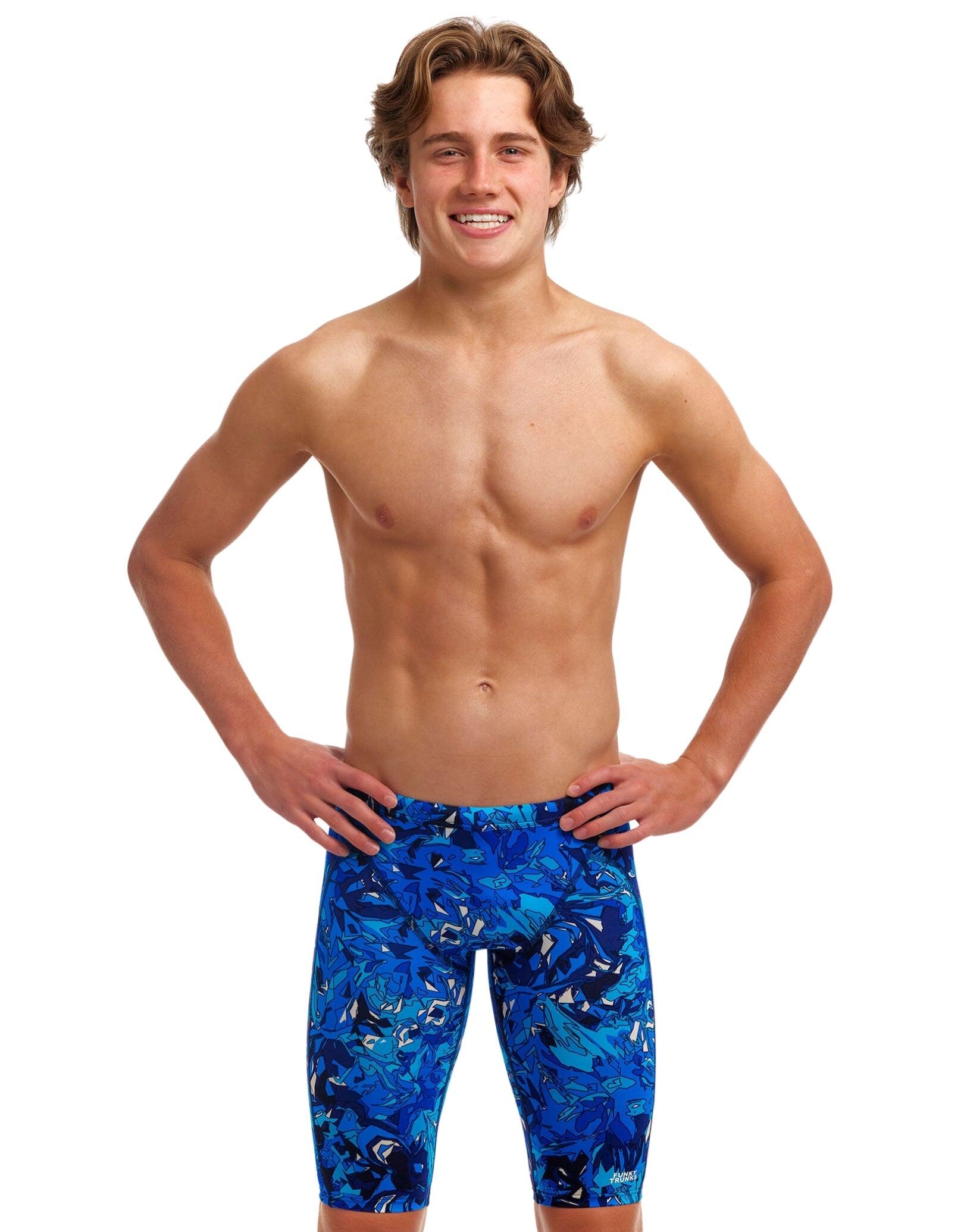 Funky Trunks Boys True Bluey Training Swim Jammer - Blue 1/5